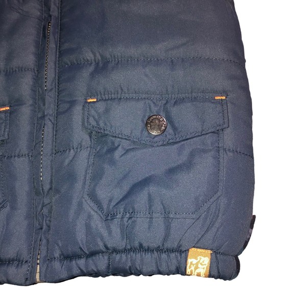 Toddle sz 4T Puffer Vest by Genuine Kids for Oshkosh in Navy Blue 2 Tone - Picture 5 of 8